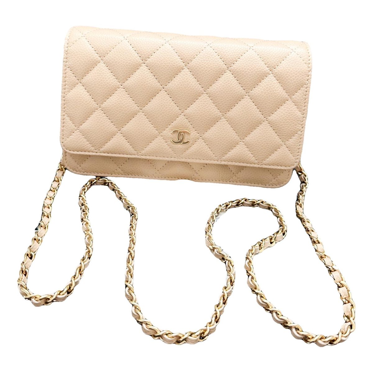 Wallet On Chain Timeless/Classique leather crossbody bag