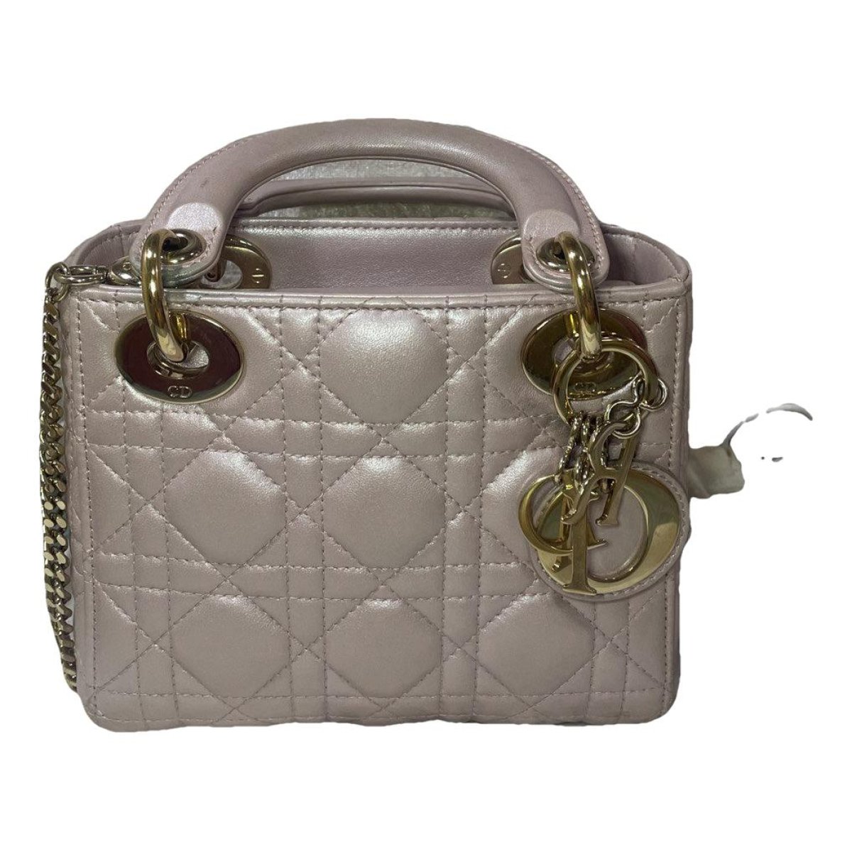 Lady Dior leather crossbody bag