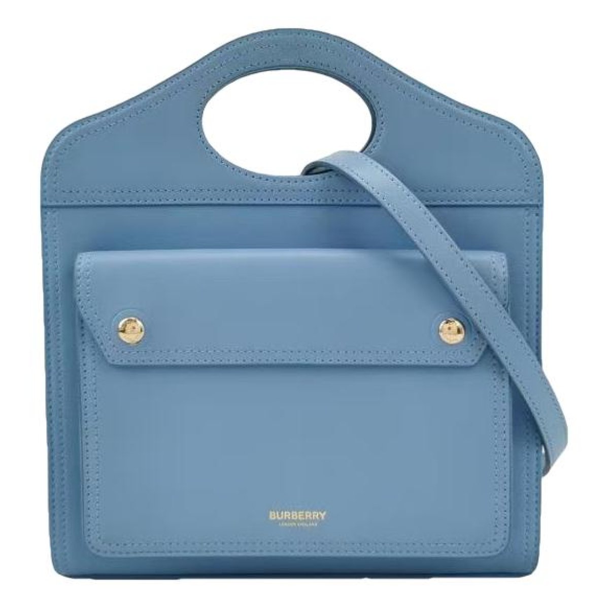 Pocket Mini leather handbag