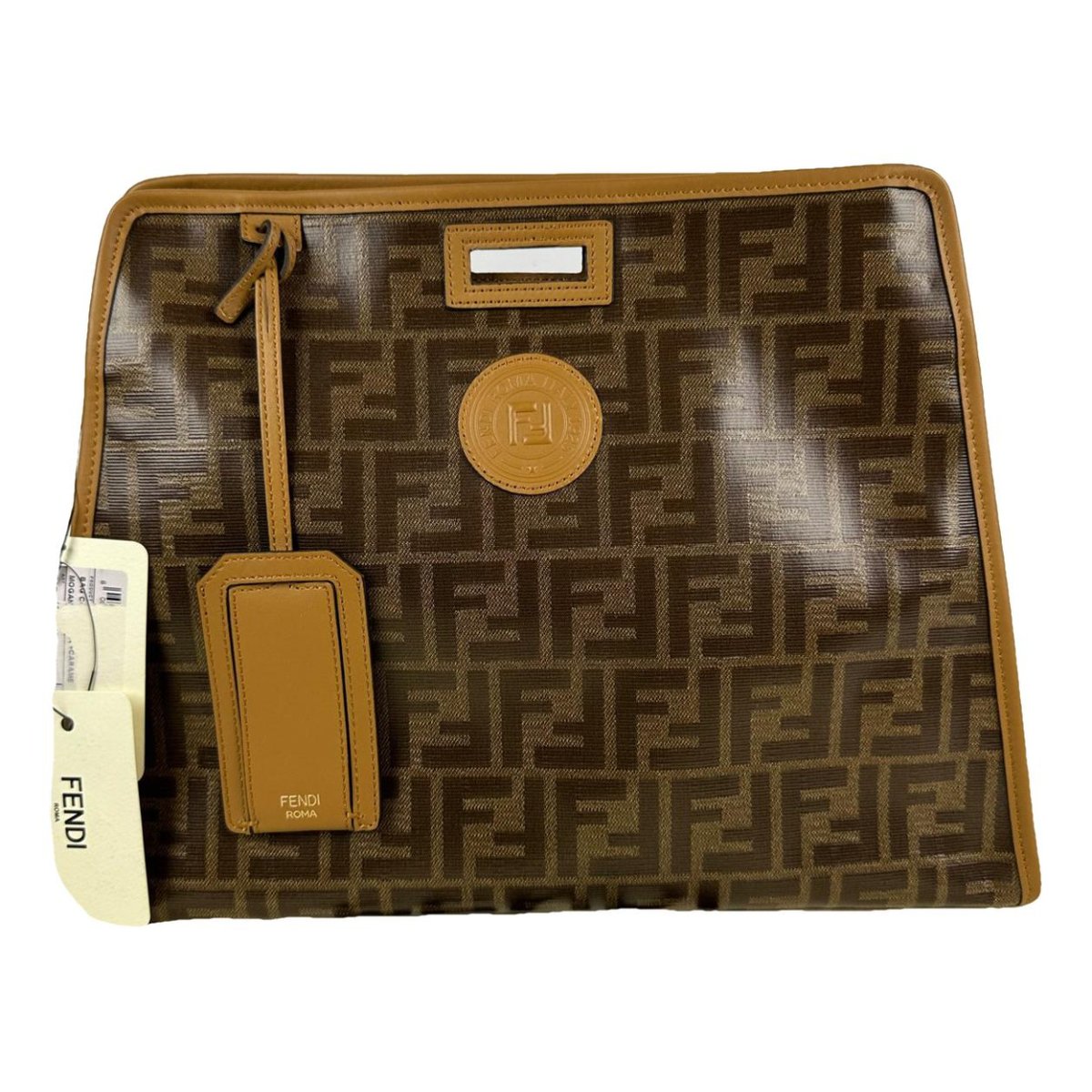 Peekaboo defender leather handbag