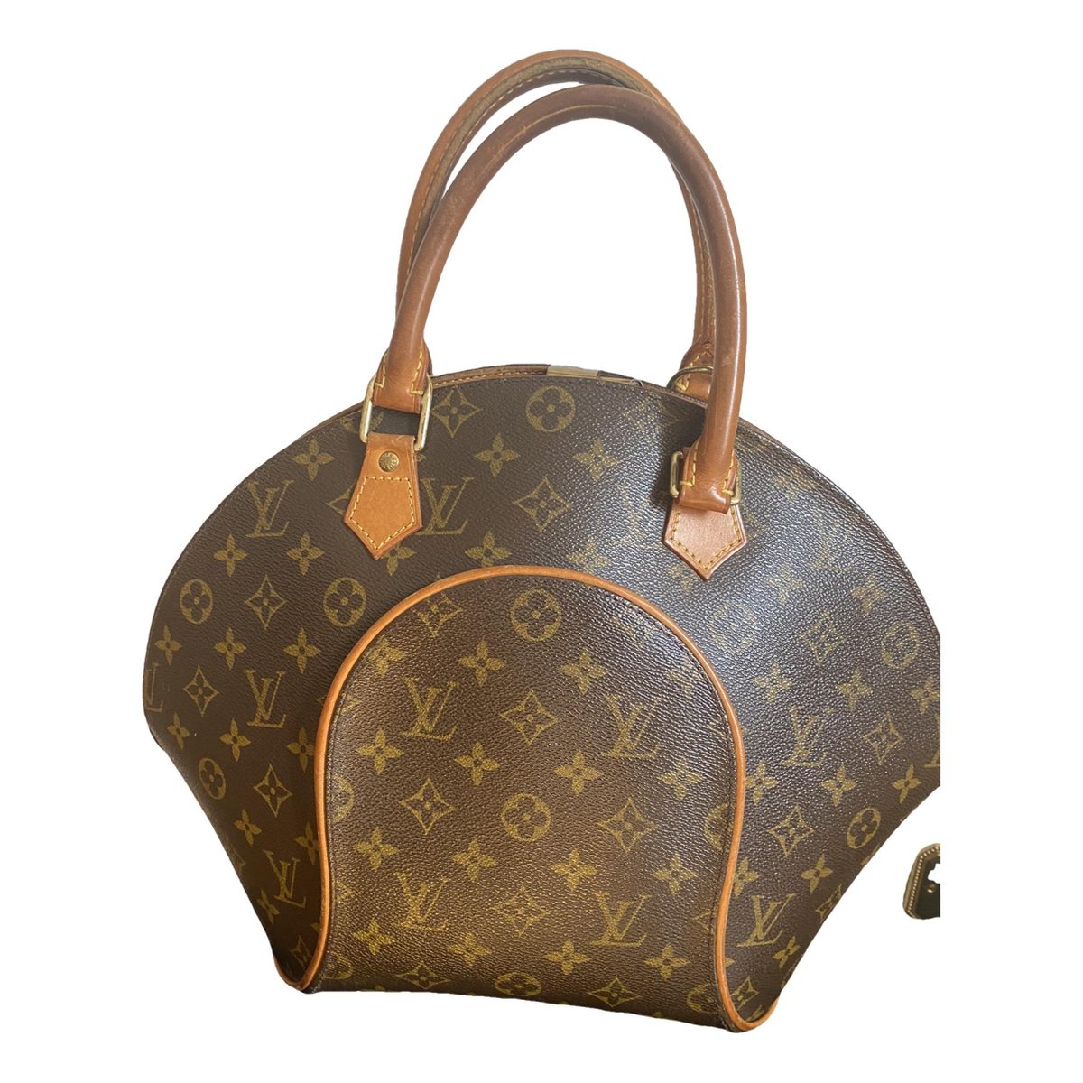 Ellipse cloth handbag