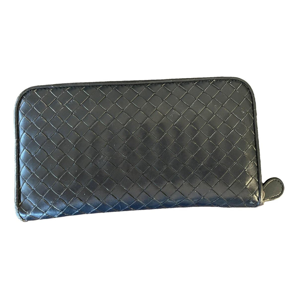 Intrecciato leather wallet