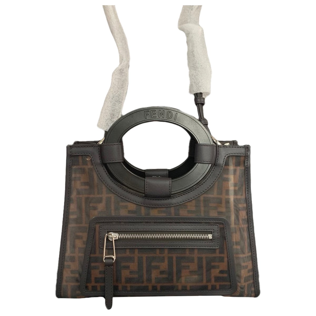 Runaway Shopping leather tote