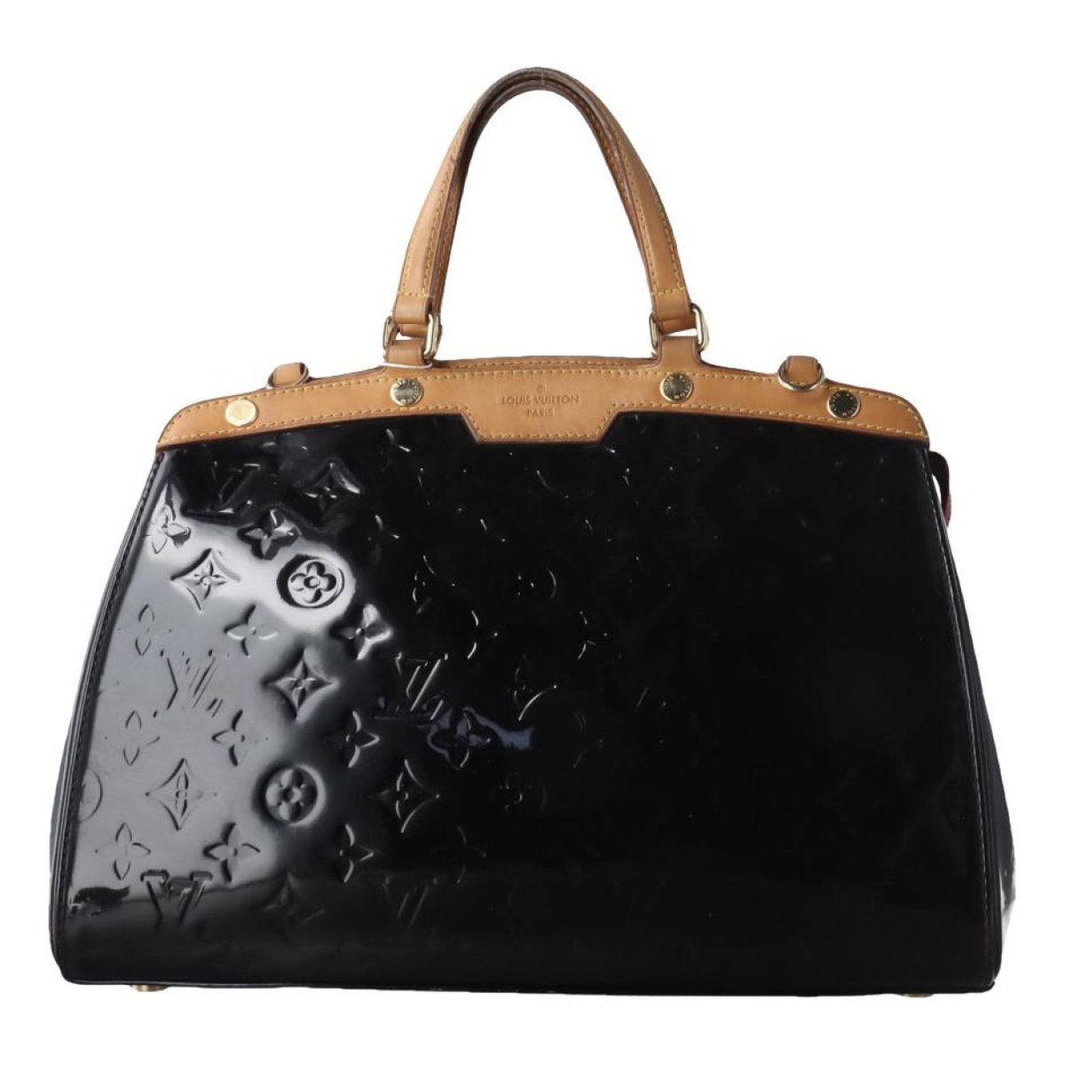 Bréa patent leather handbag