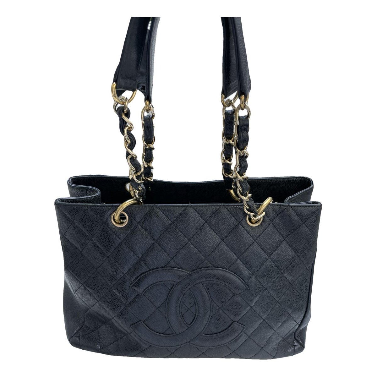 Grand shopping leather tote