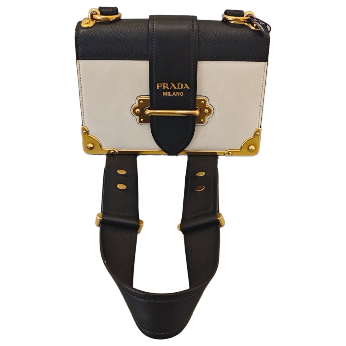 Cahier leather crossbody bag