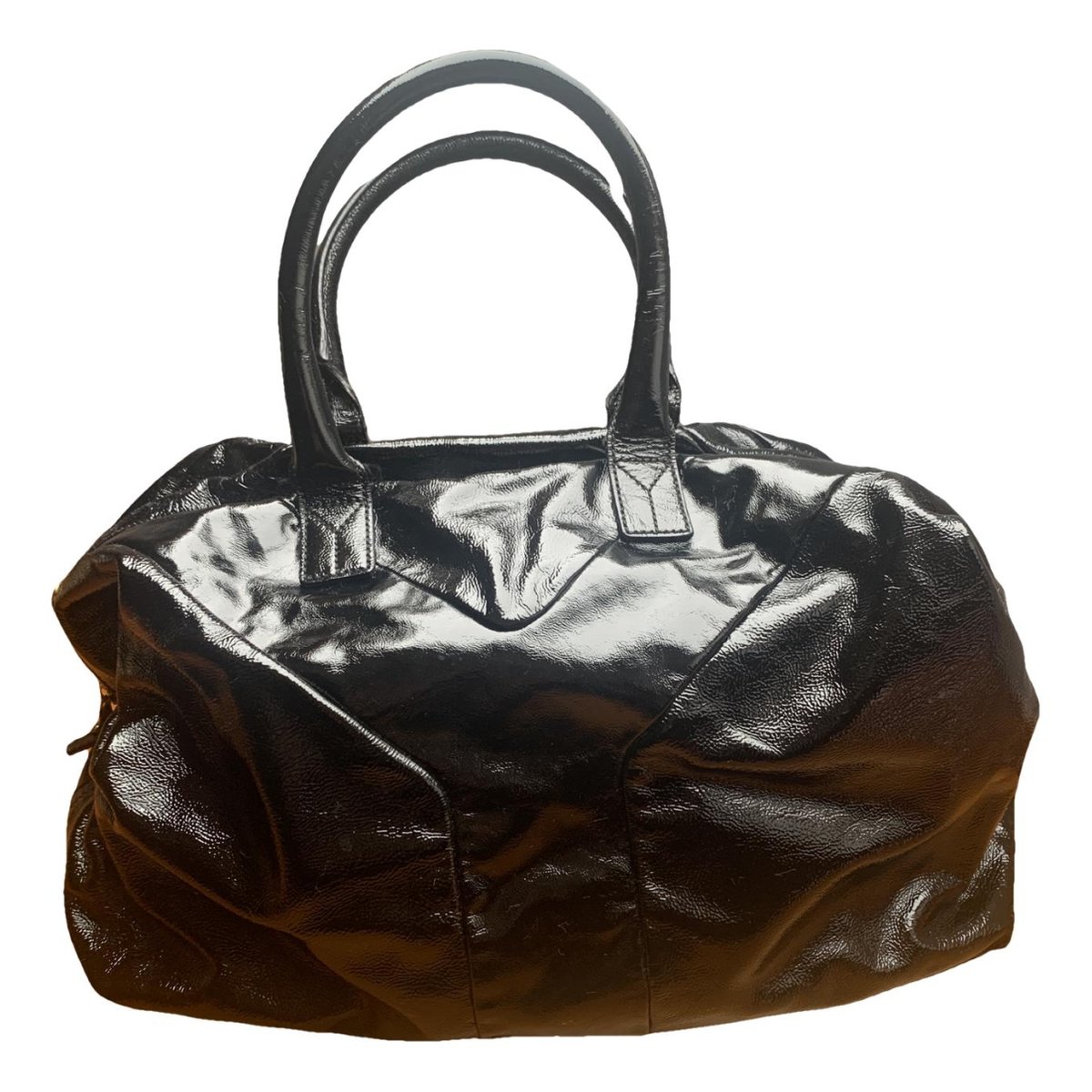 Easy patent leather handbag