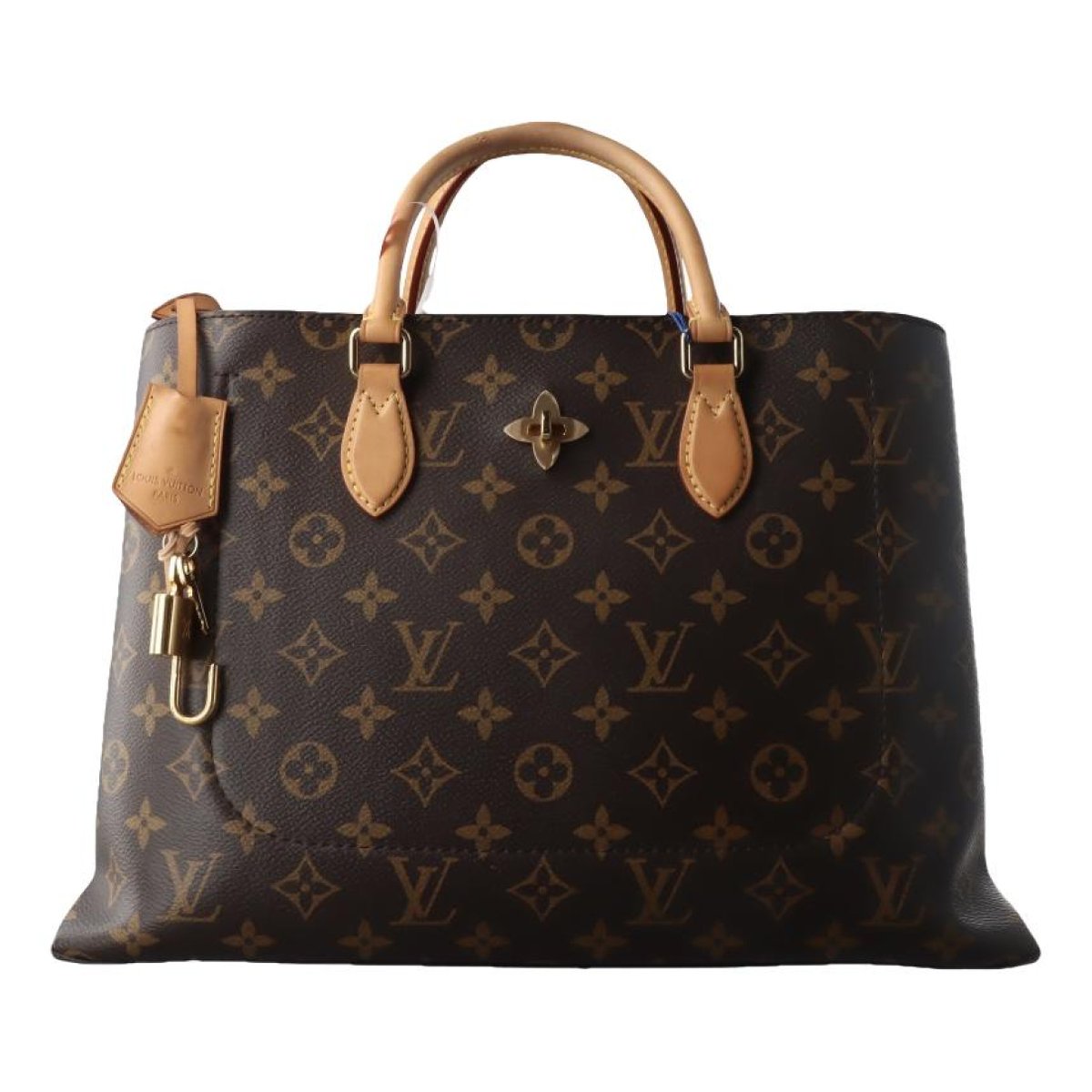 Flower Tote leather handbag