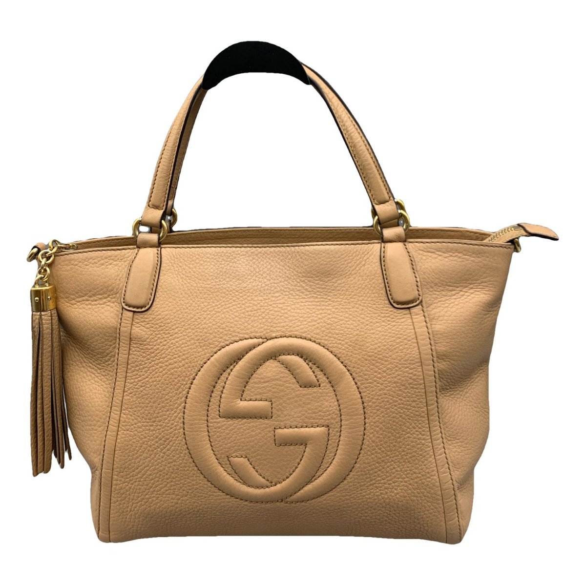Soho Top Handle leather handbag