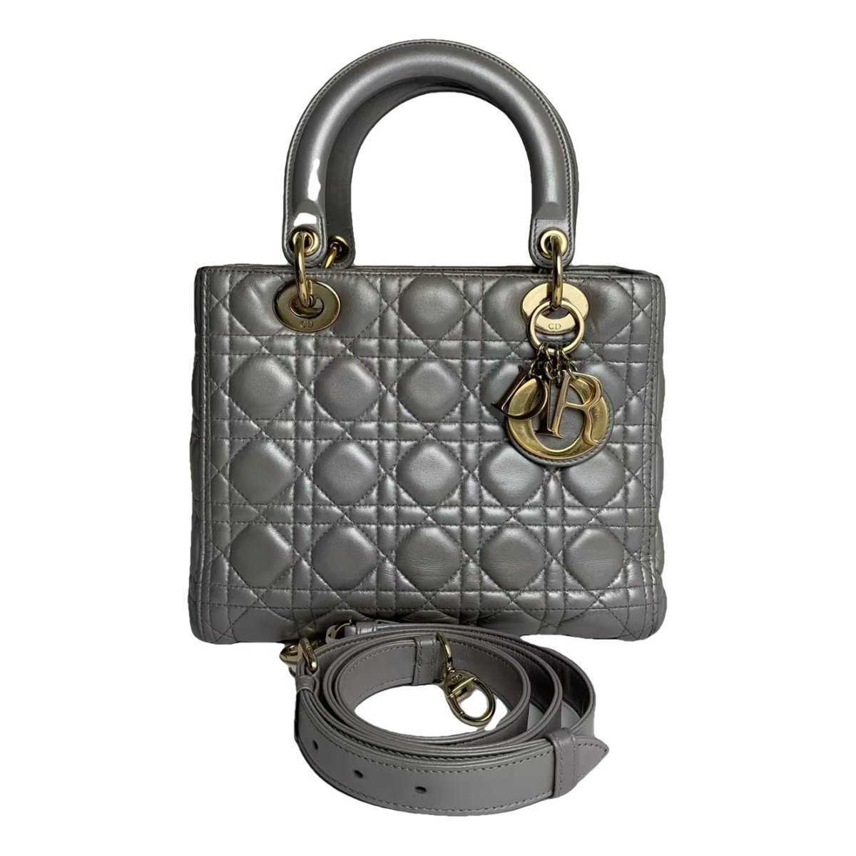Lady Dior leather handbag