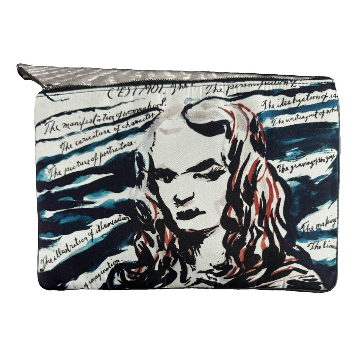 30 Montaigne leather clutch bag
