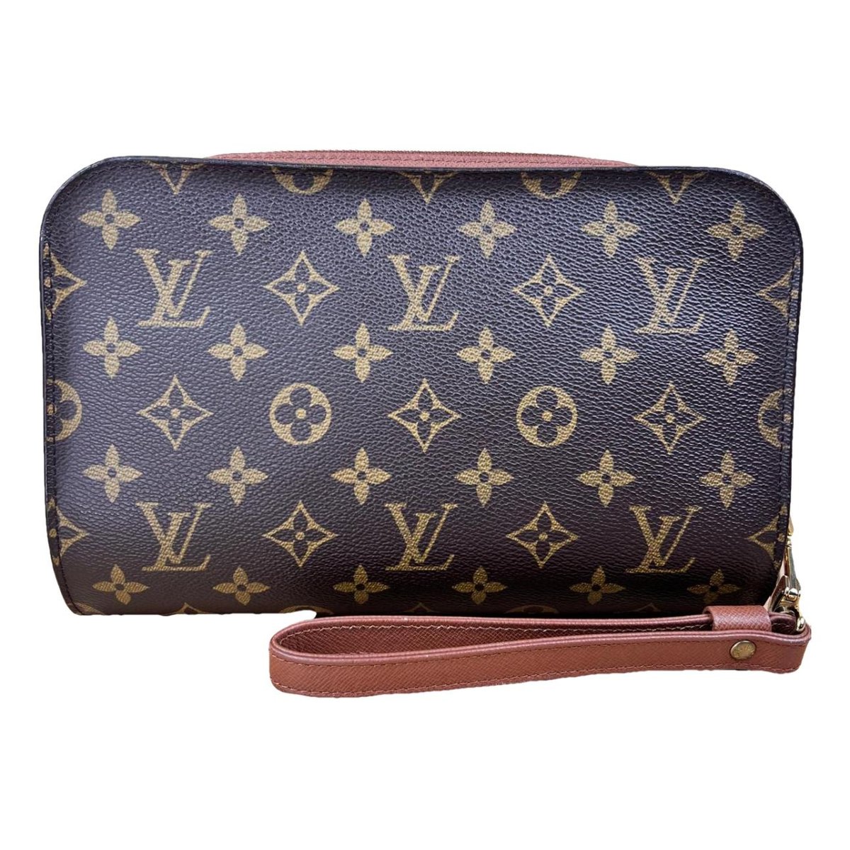 Orsay leather clutch bag