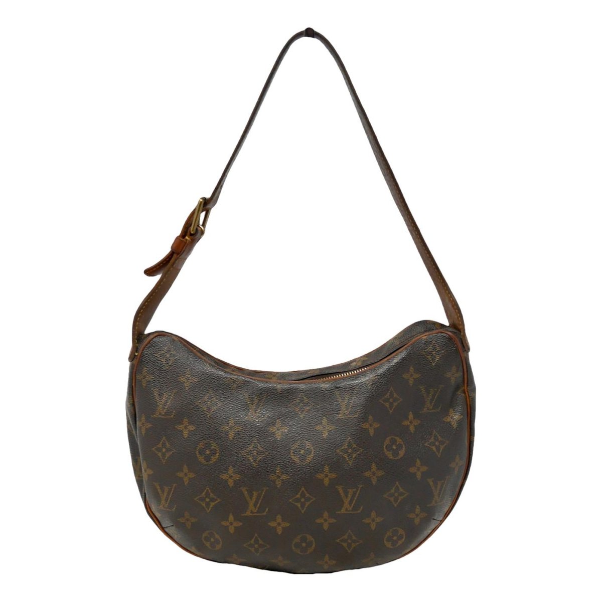 Croissant leather handbag