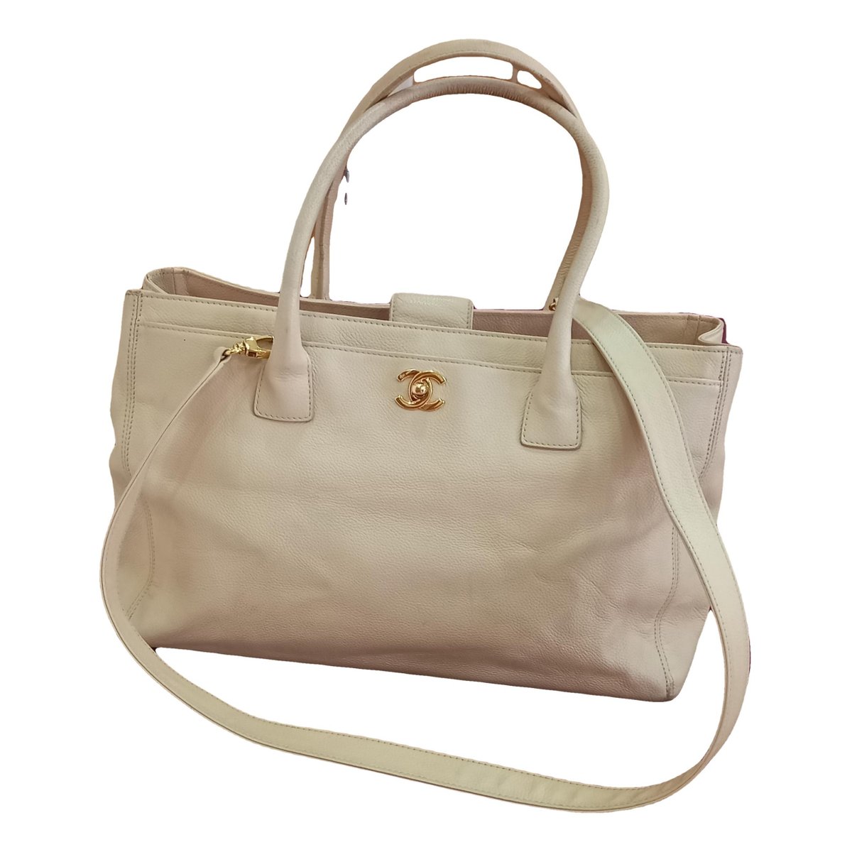 Executive leather tote