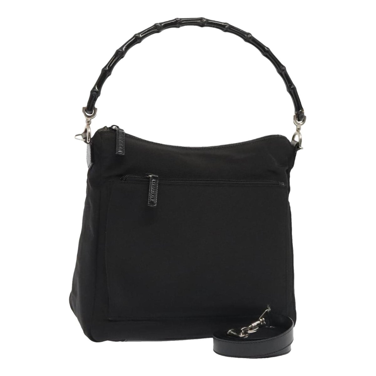 Bamboo Top Handle leather handbag