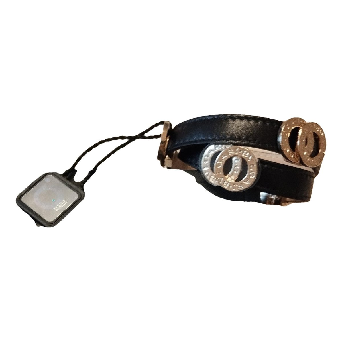 Bulgari leather bracelet