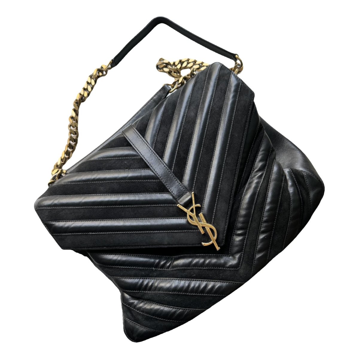 Collége monogramme leather handbag