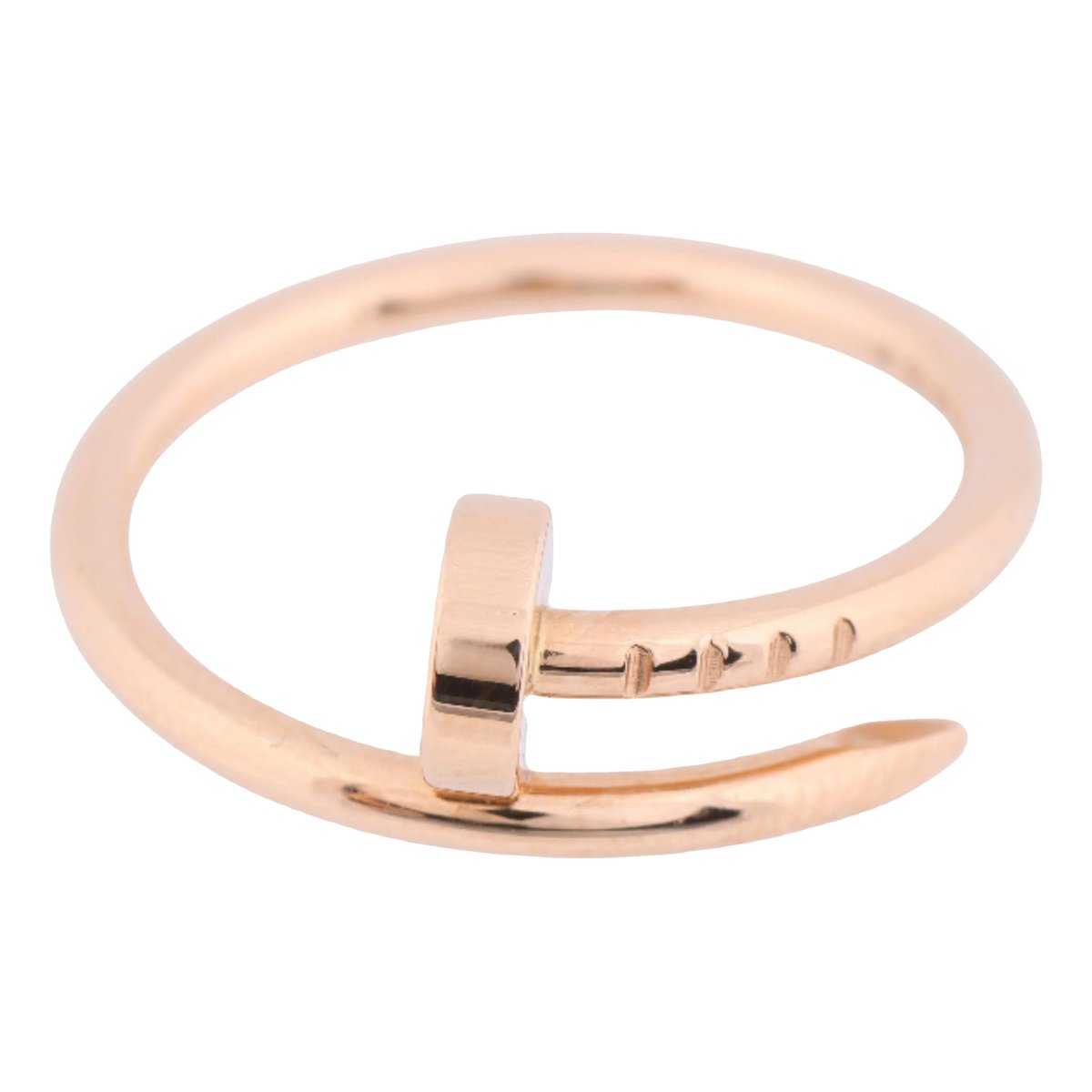 Juste un Clou pink gold ring