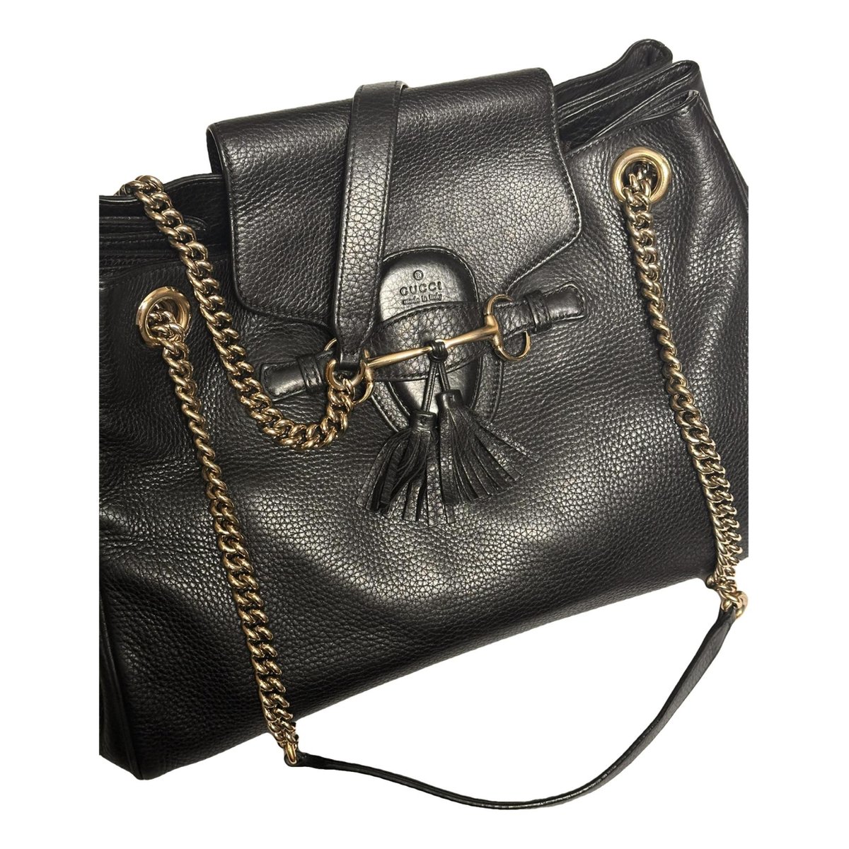 Horsebit 1955 Chain leather tote