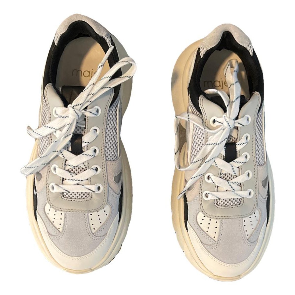 W20 leather trainers