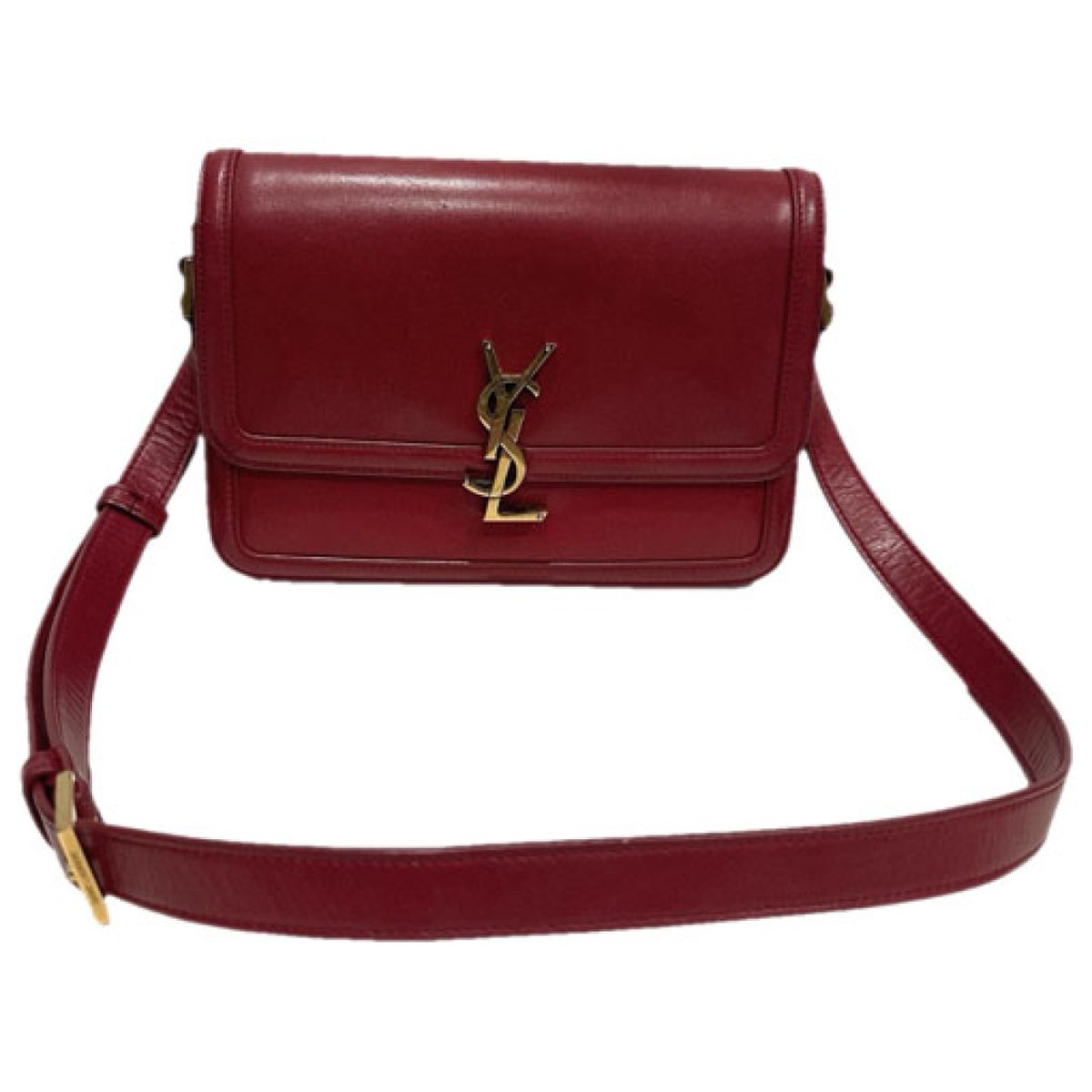 Solférino leather handbag