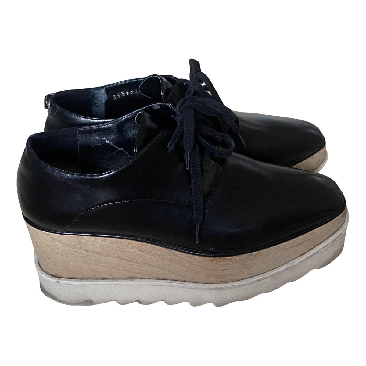 Elyse vegan leather lace ups