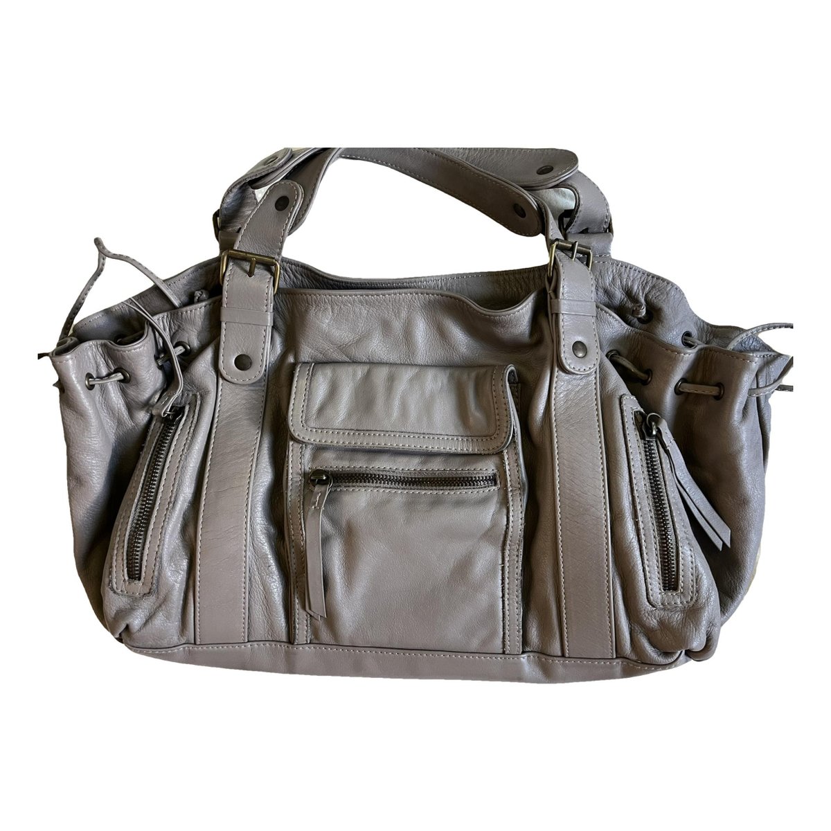 24h leather handbag