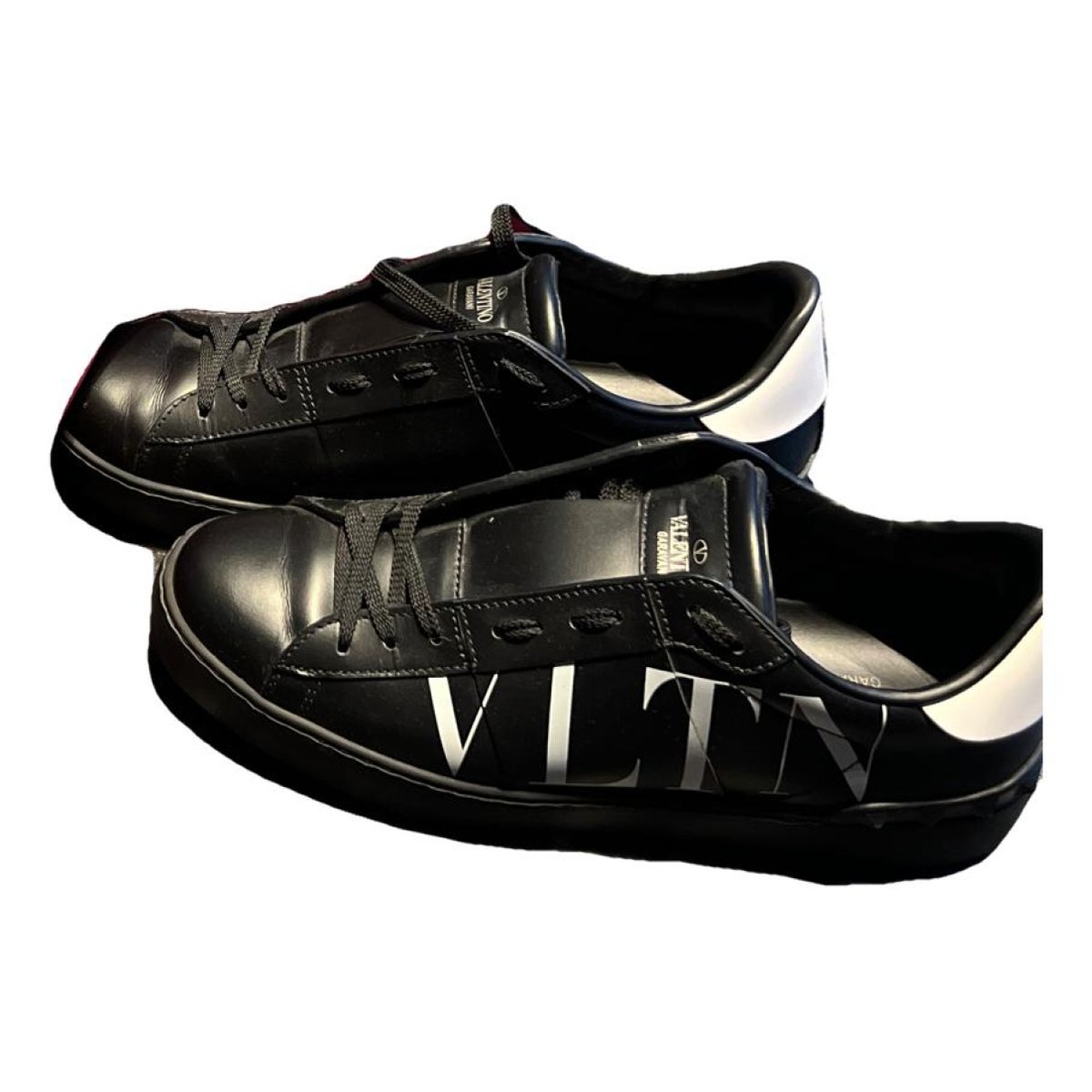 Open VLTN leather trainers