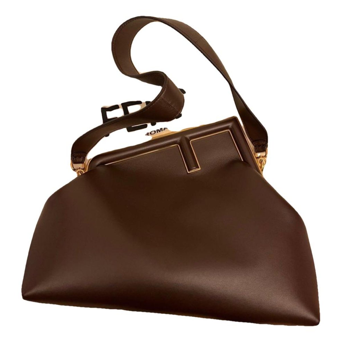 First leather handbag
