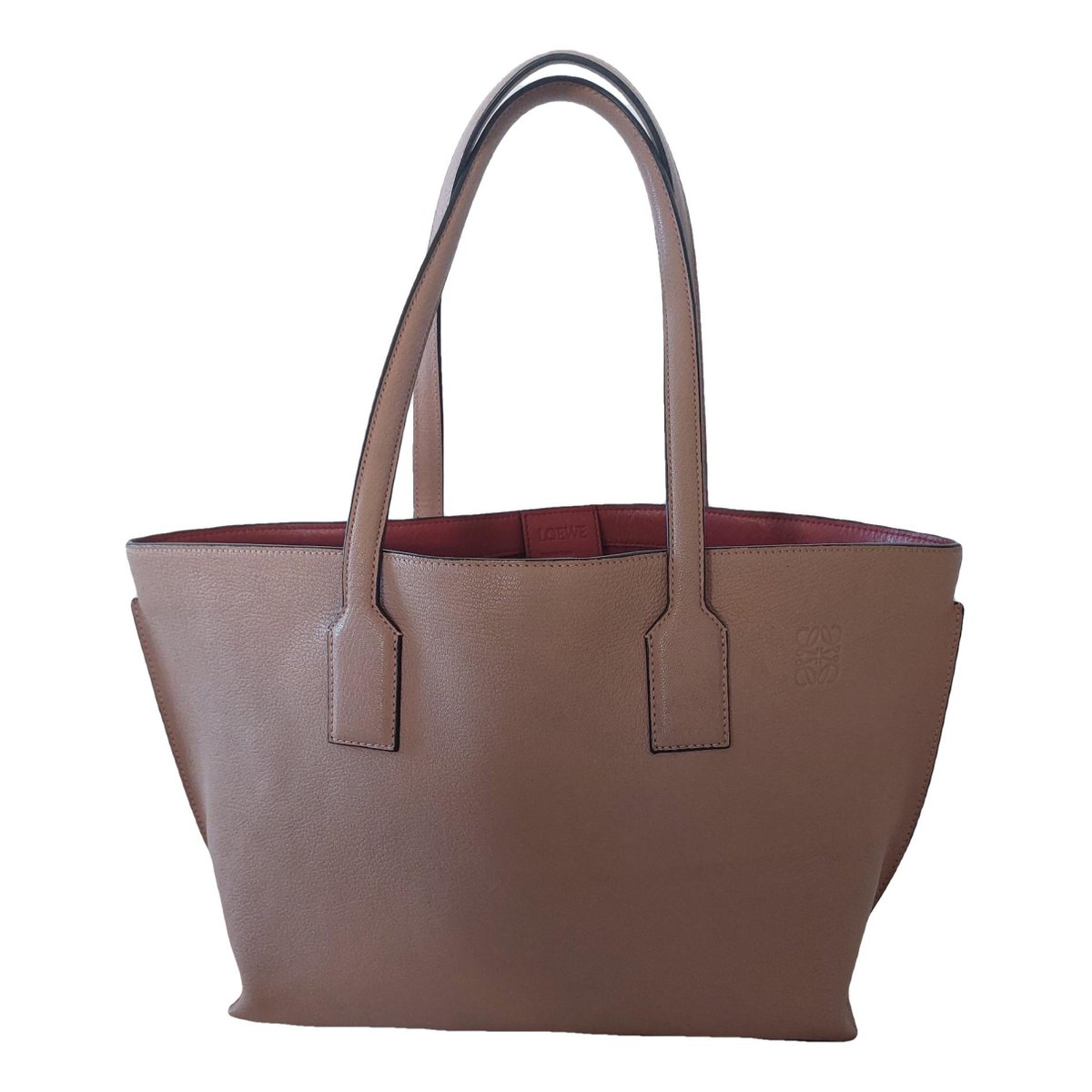 T Shopper leather handbag