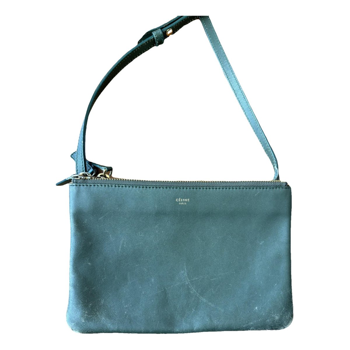 Trio leather crossbody bag