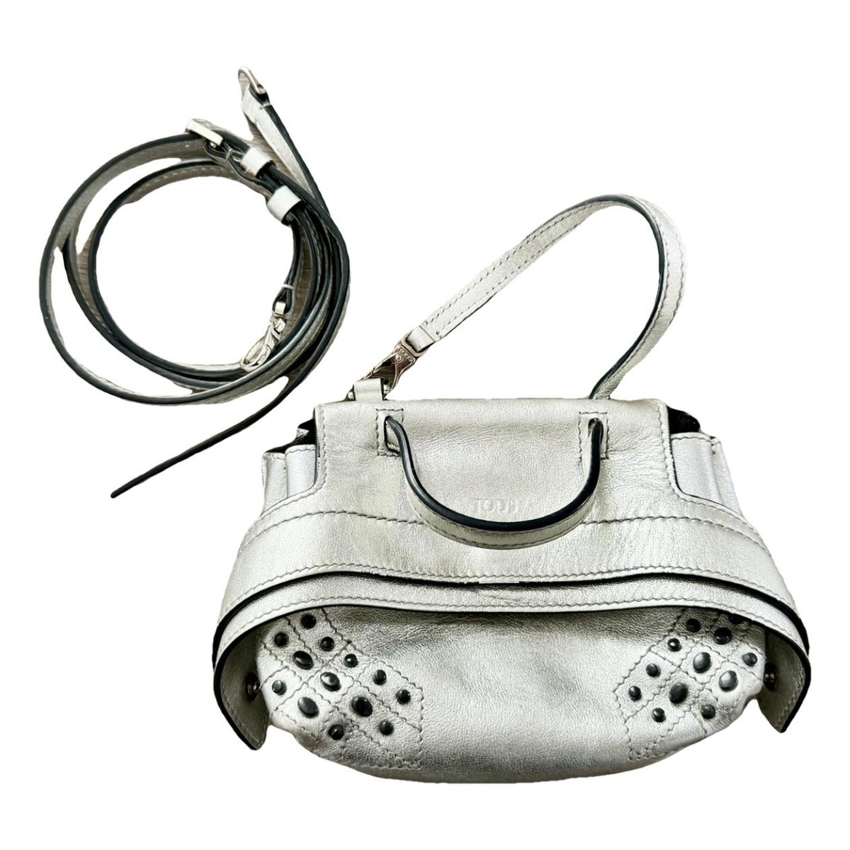 Wave leather bag