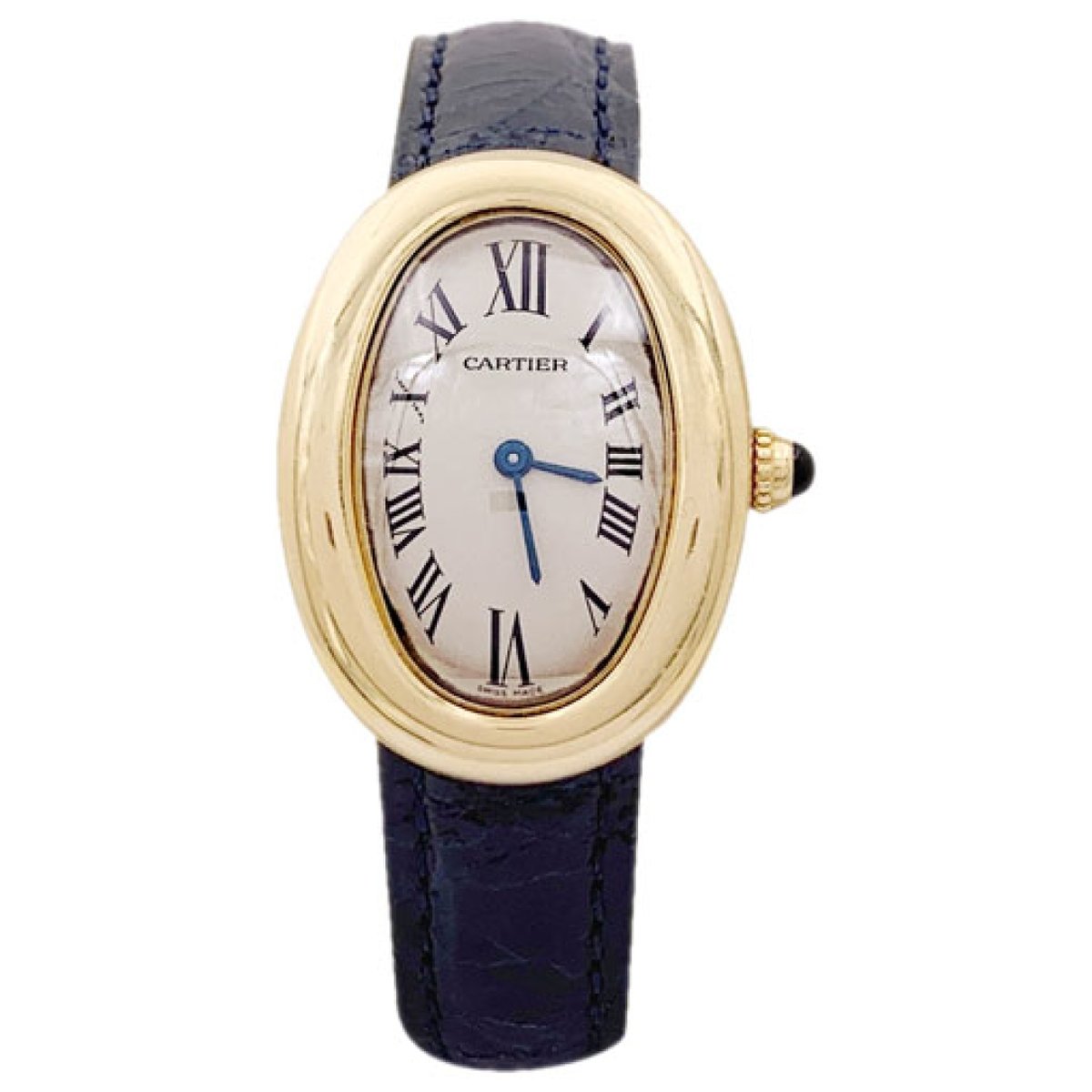 Baignoire yellow gold watch