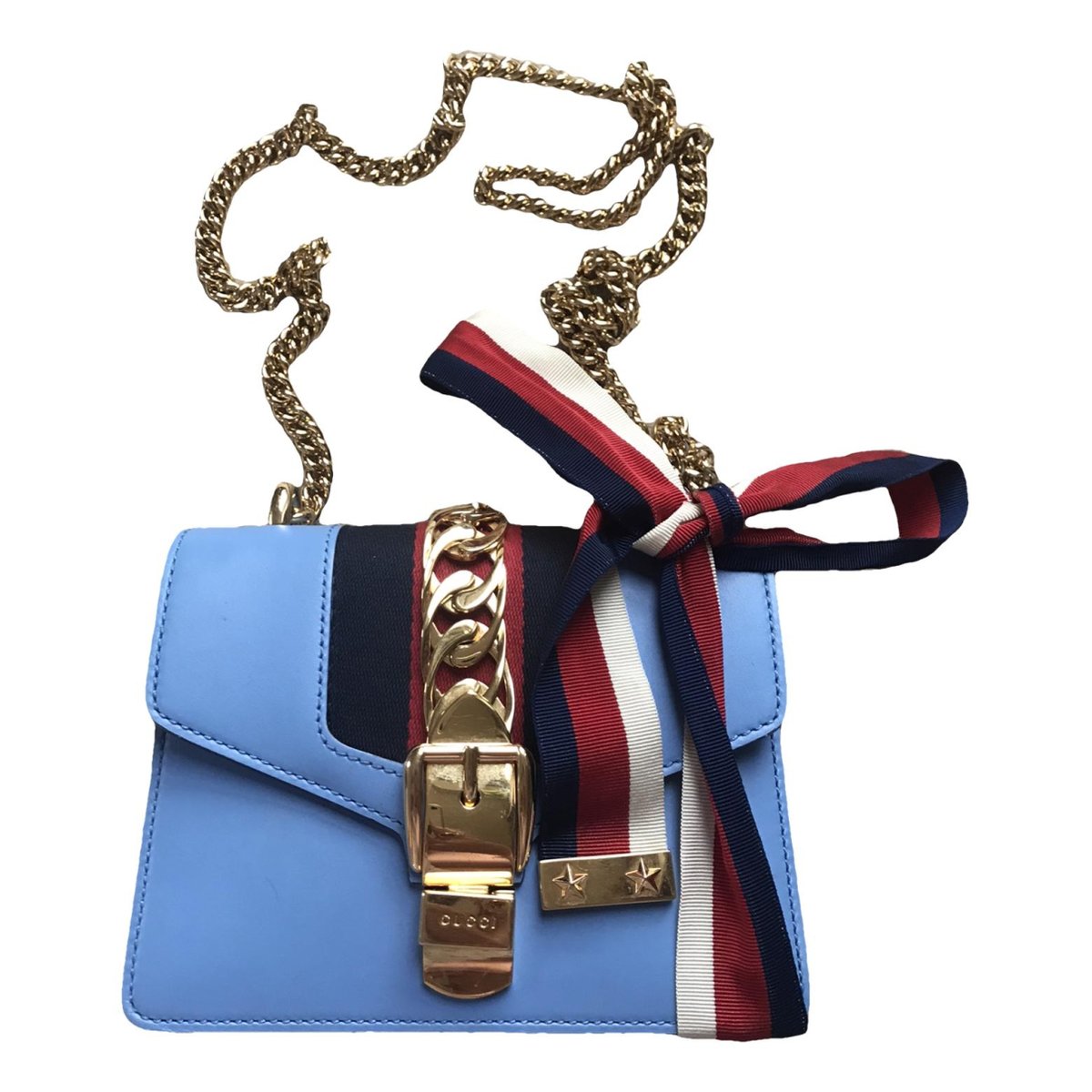 Sylvie Flap Chain leather crossbody bag