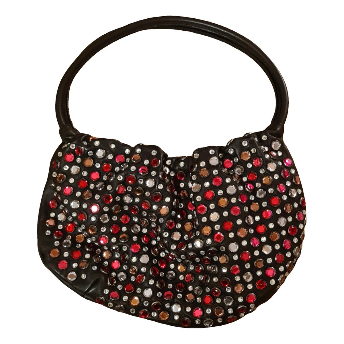 Domino leather handbag