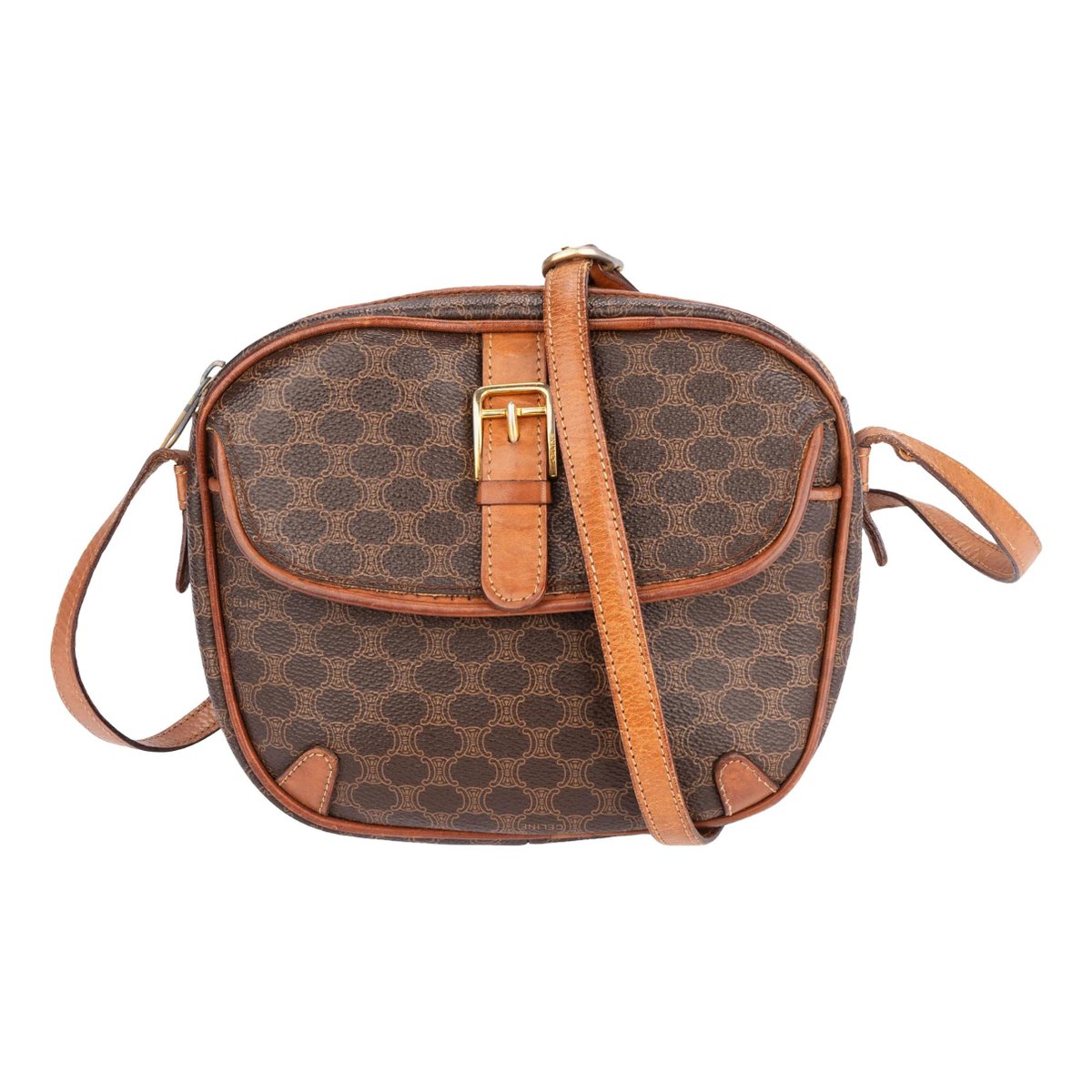 Triomphe leather crossbody bag