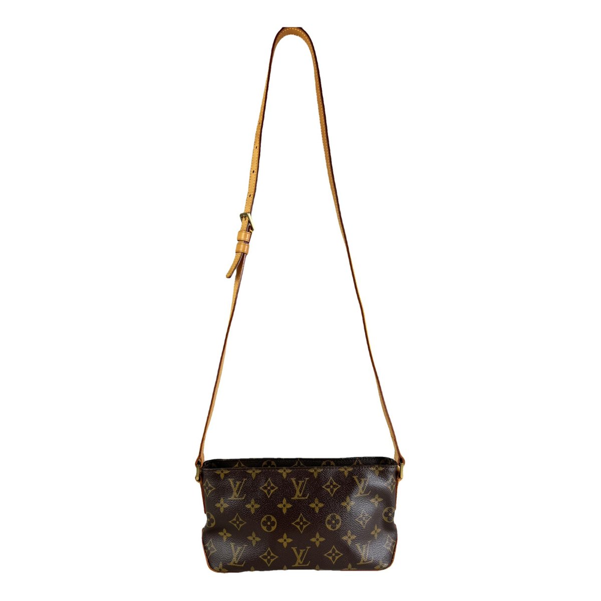 Trotteur leather crossbody bag