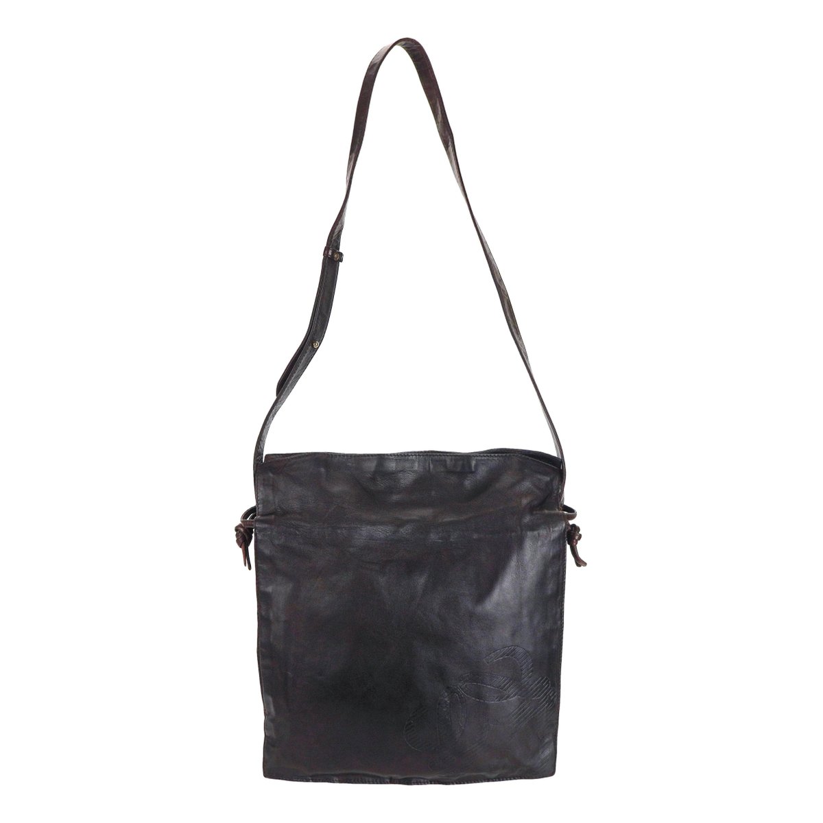 Anagram leather crossbody bag