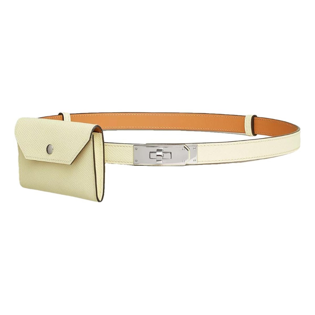 Kelly Pocket leather belt