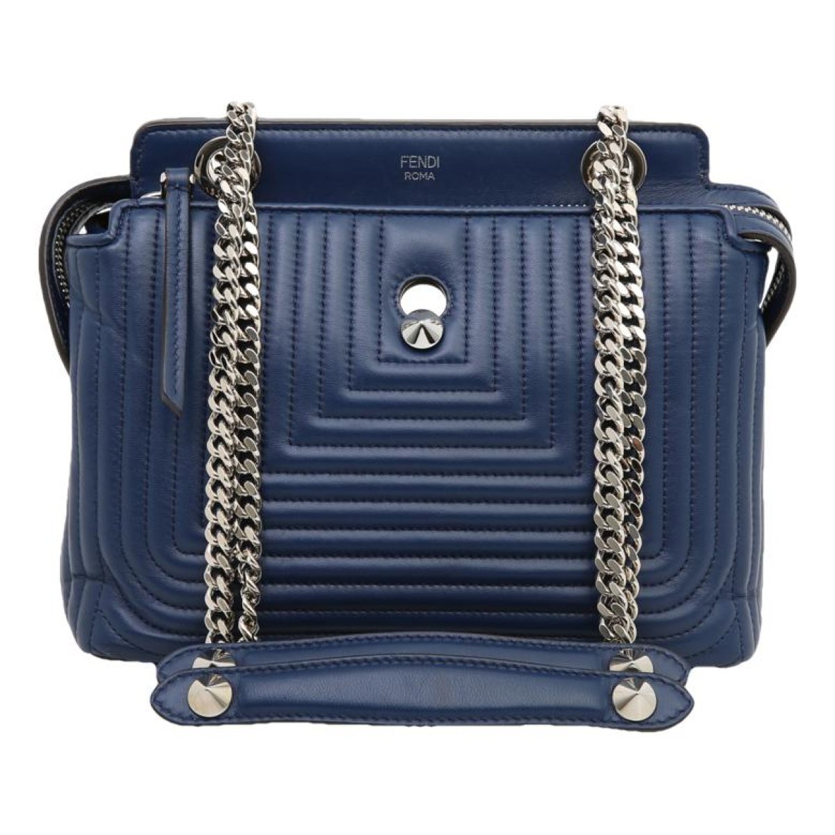 Dot Com leather handbag