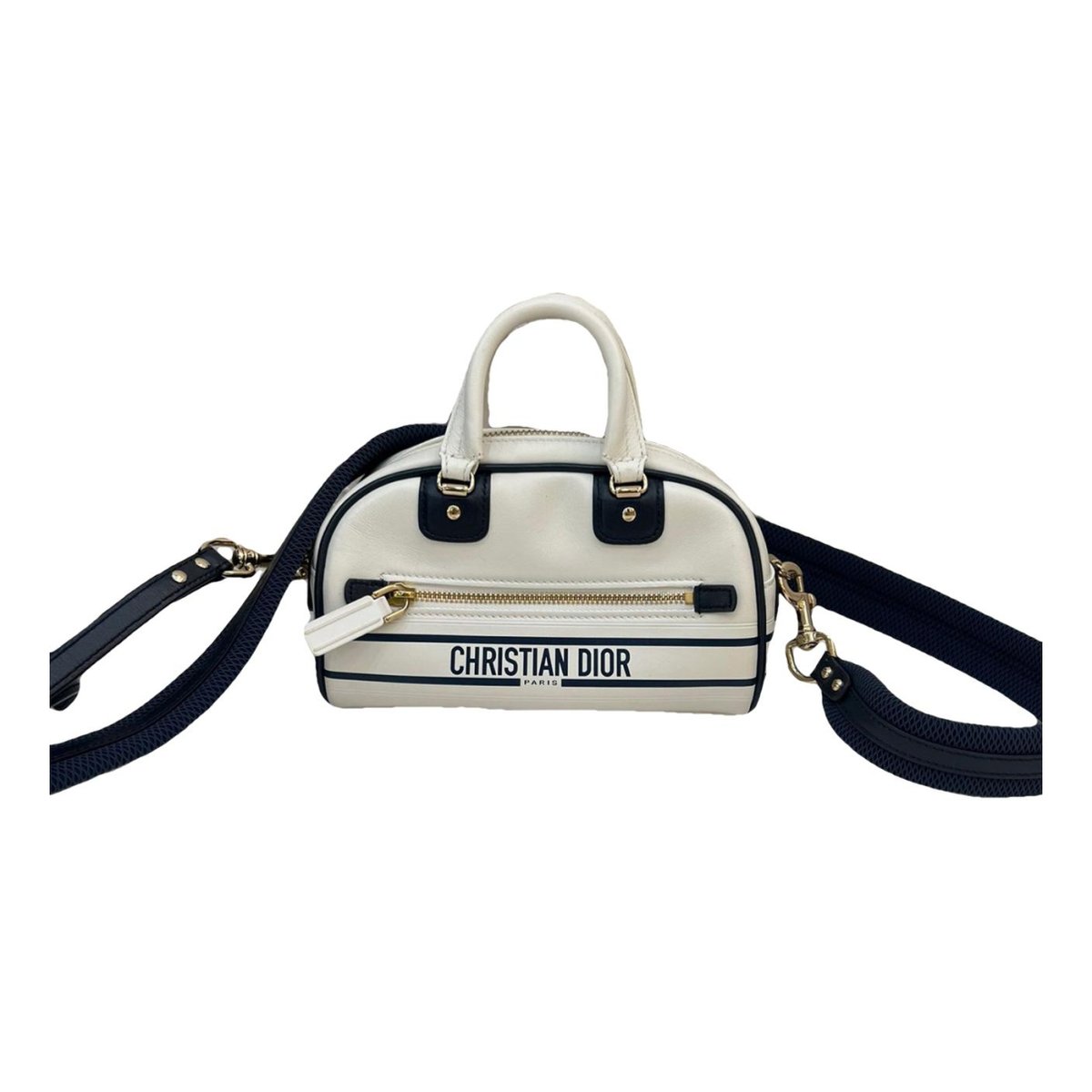 Dior Vibe Zip Bowling leather crossbody bag