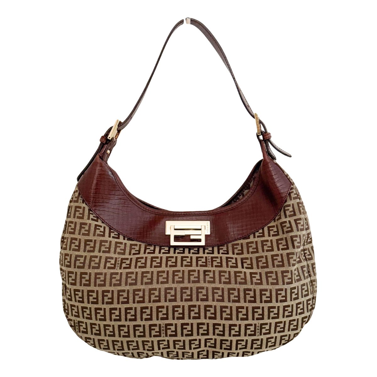 Croissant cloth handbag