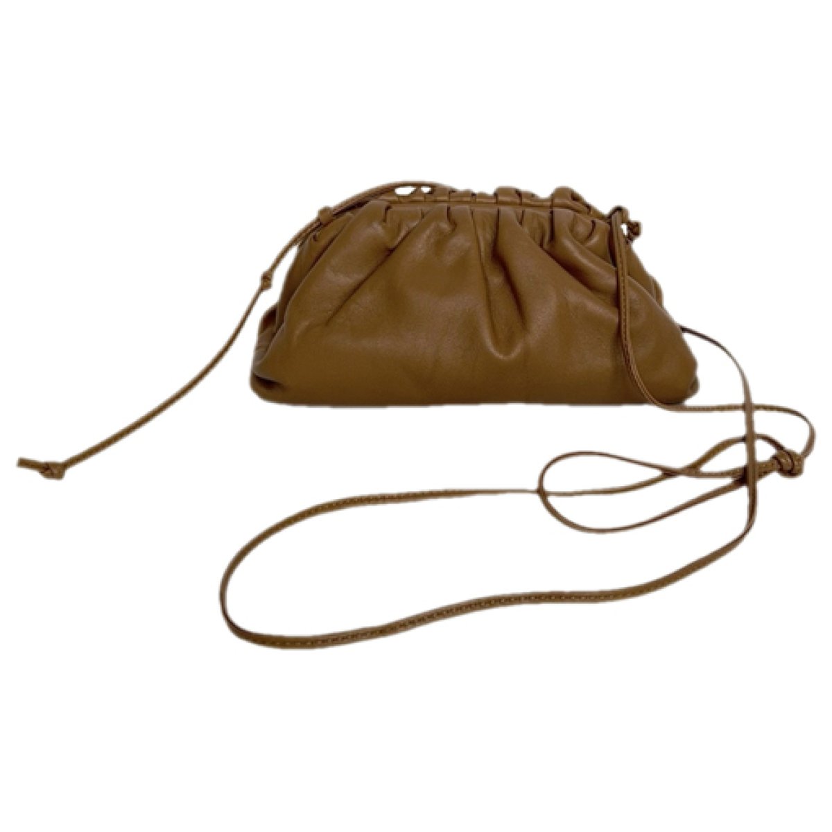 Pouch leather crossbody bag