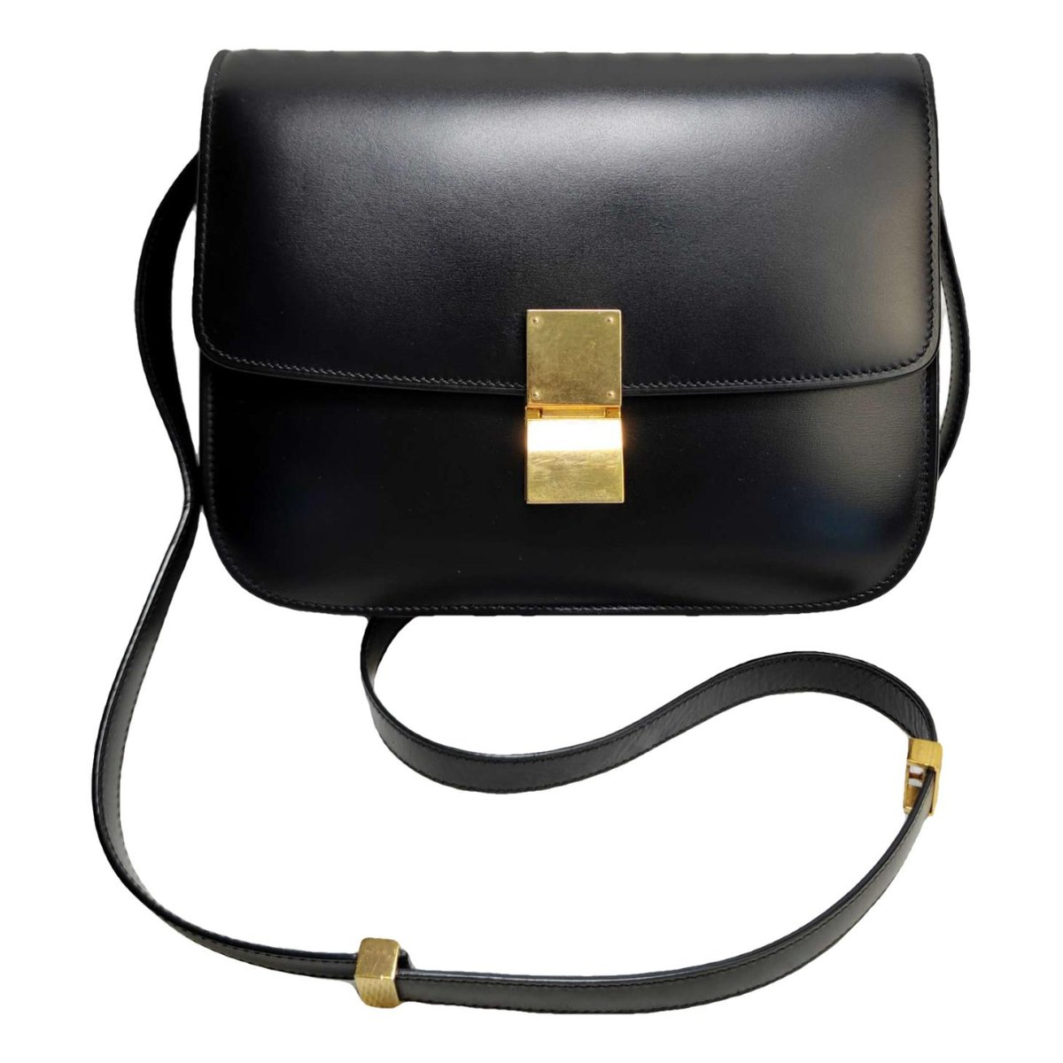 Classic leather crossbody bag