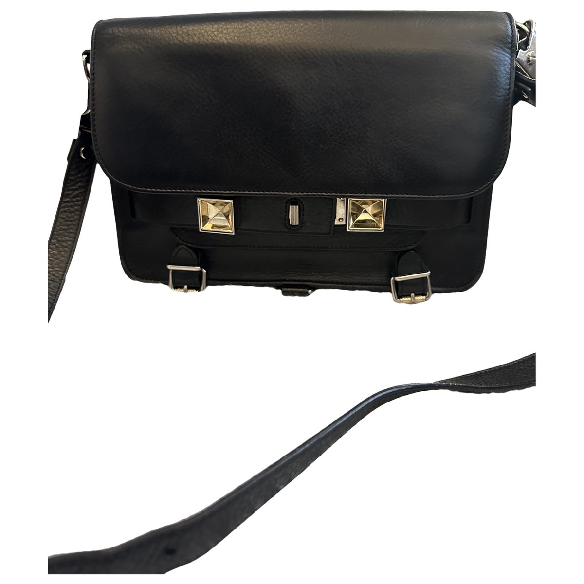 PS11 leather crossbody bag