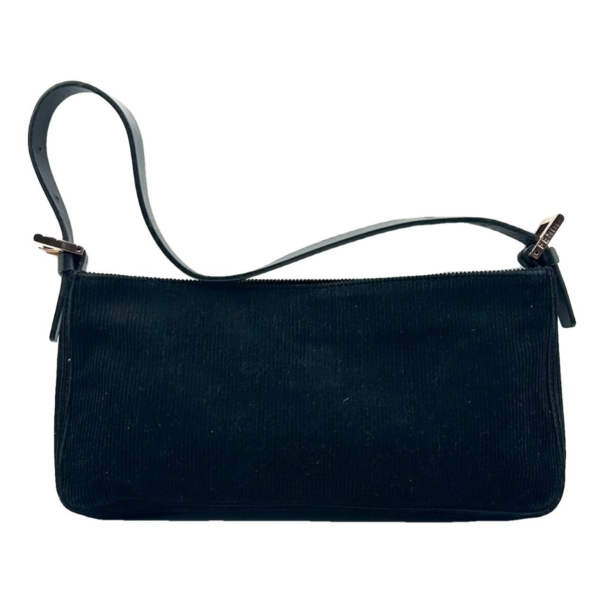Baguette velvet handbag