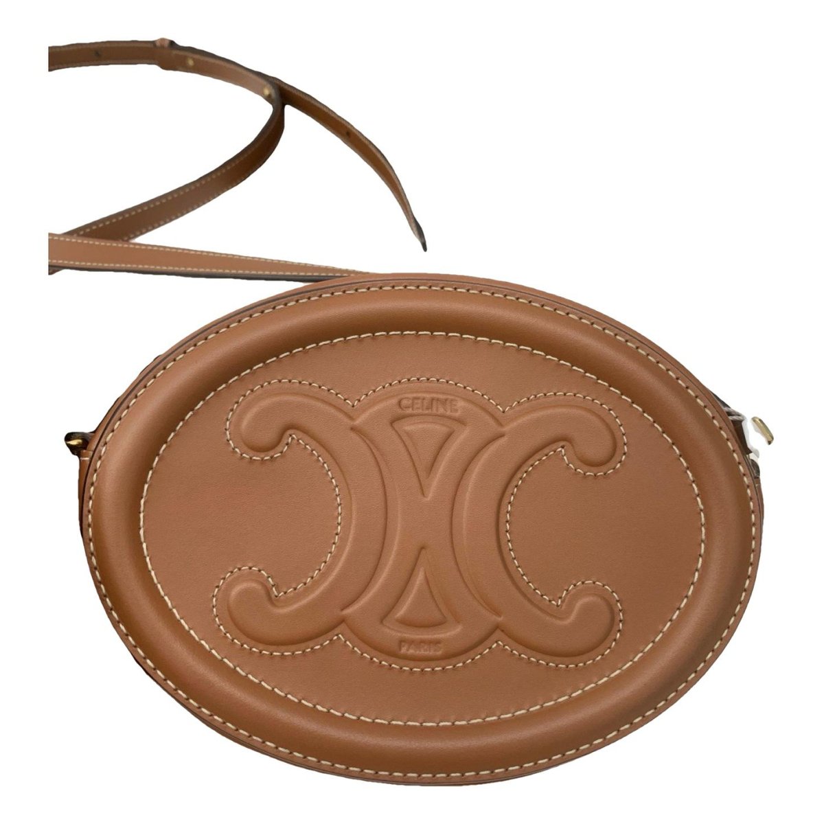 Triomphe leather crossbody bag