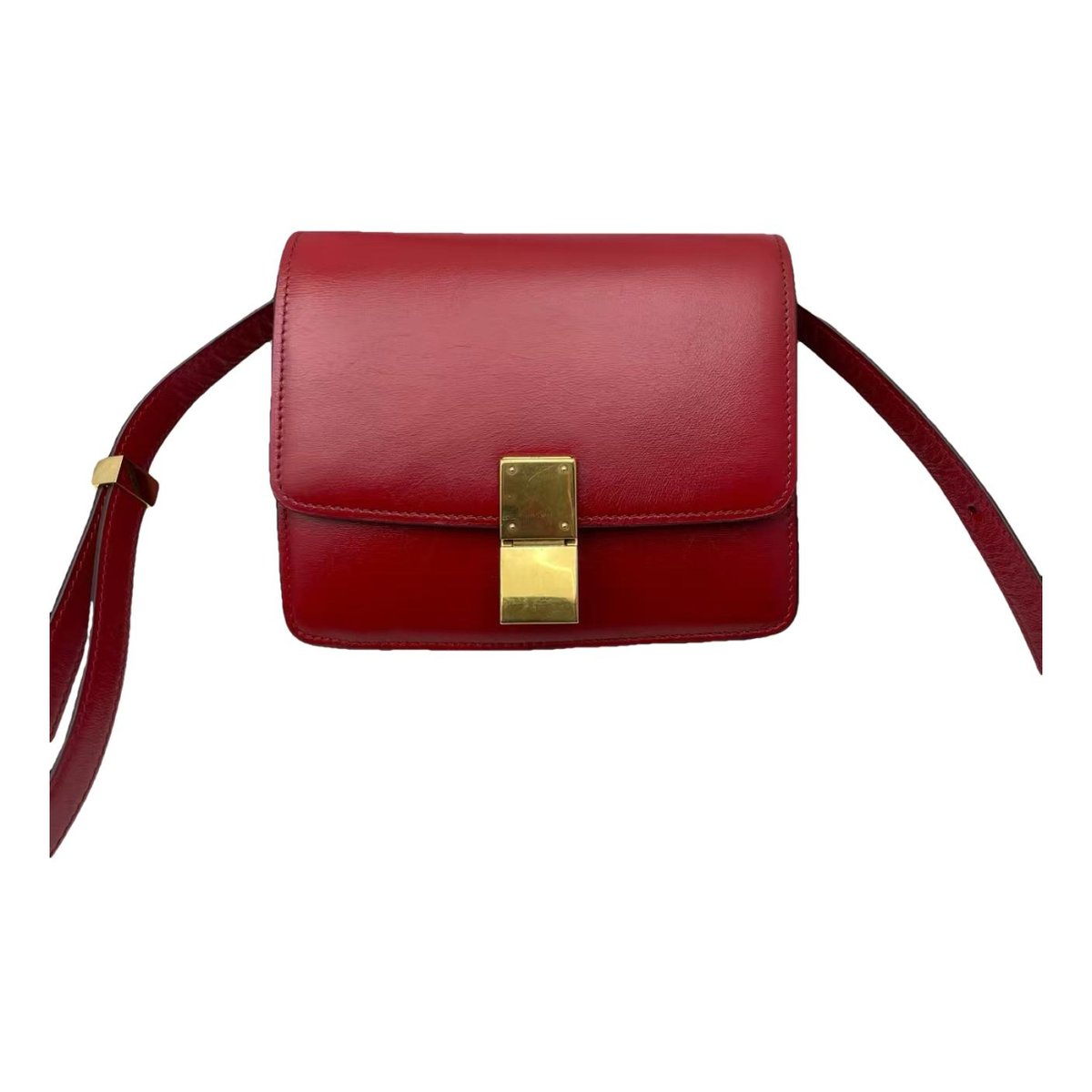 Classic leather crossbody bag