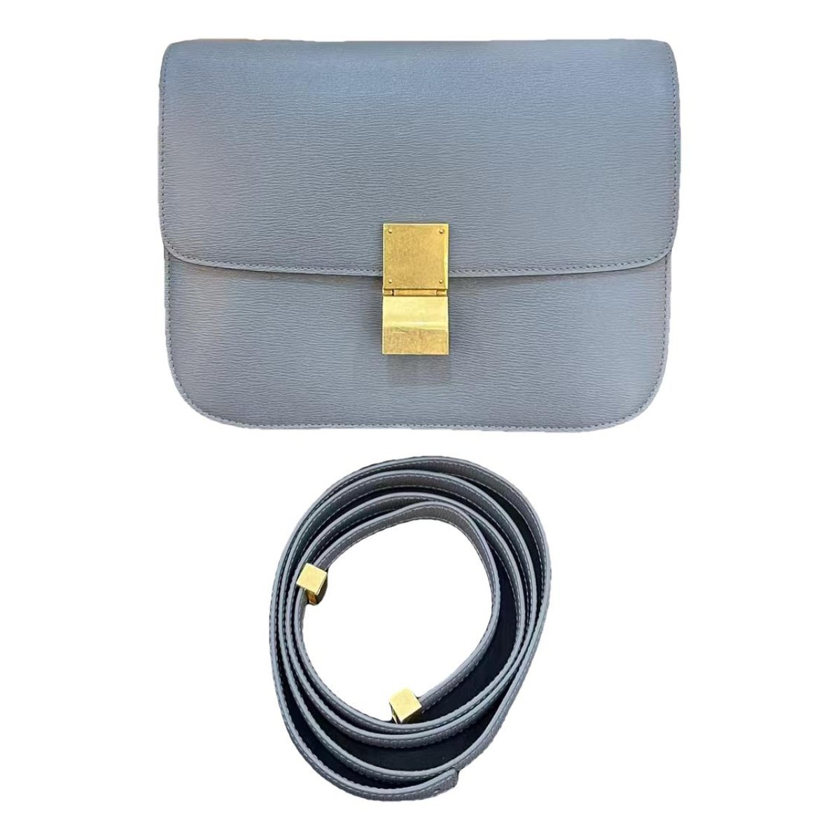 Classic leather crossbody bag