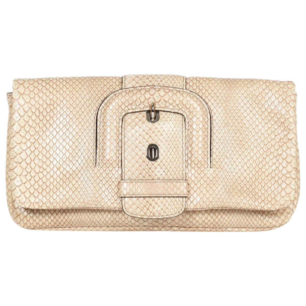 Leather clutch bag